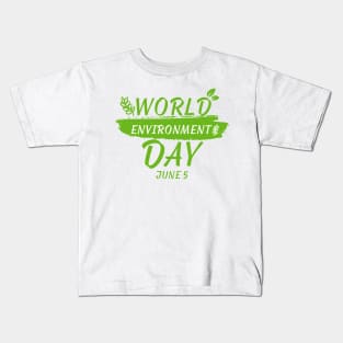 WORLD ENVIRONMENT DAY Kids T-Shirt